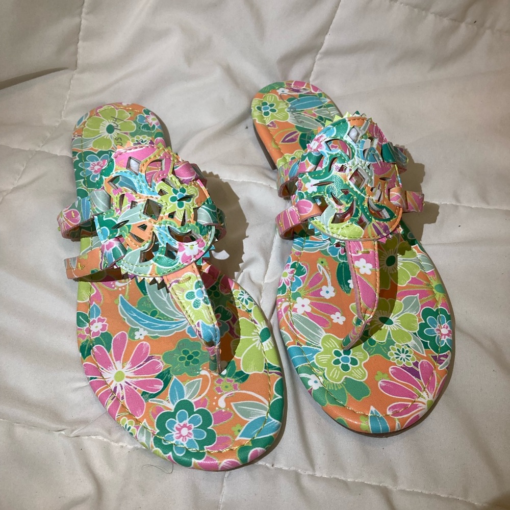 Floral Multicolor Sandals